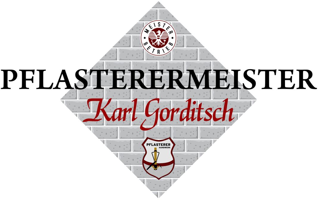 Logo PflastererMeister Karl Gorditsch